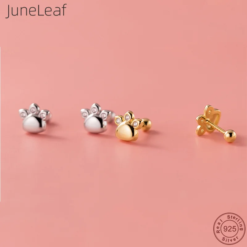 JuneLeaf 925 Sterling Silver Korean Romantic Cute Cat Paw Chic Zircon Stud Earrings for Women Trendy Party Accessories Jewelry
JuneLeaf 925 Sterling Silver Korean Romantic Cute Cat Paw Chic Zircon Stud Earrings for Women Trendy Party Accessories Jewelry