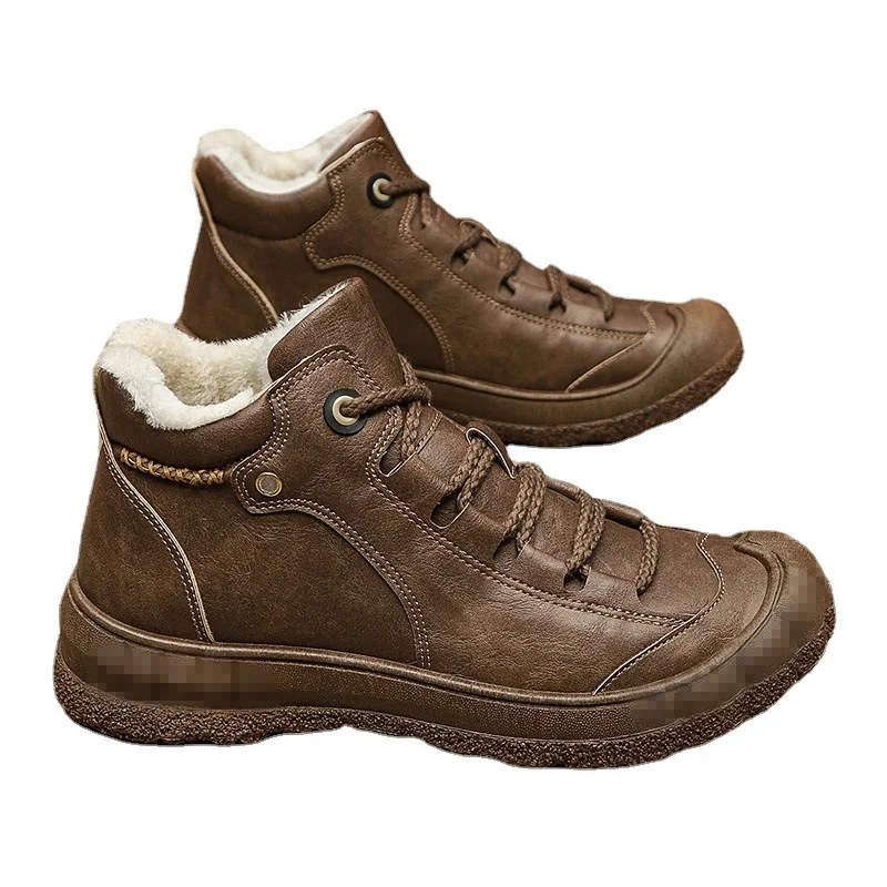 Men's casual leather shoes men's plus velvet warm cotton shoes men's plus velvet father shoes casual all-match high-
Men's casual leather shoes men's plus velvet warm cotton shoes men's plus velvet father shoes casual all-match high-