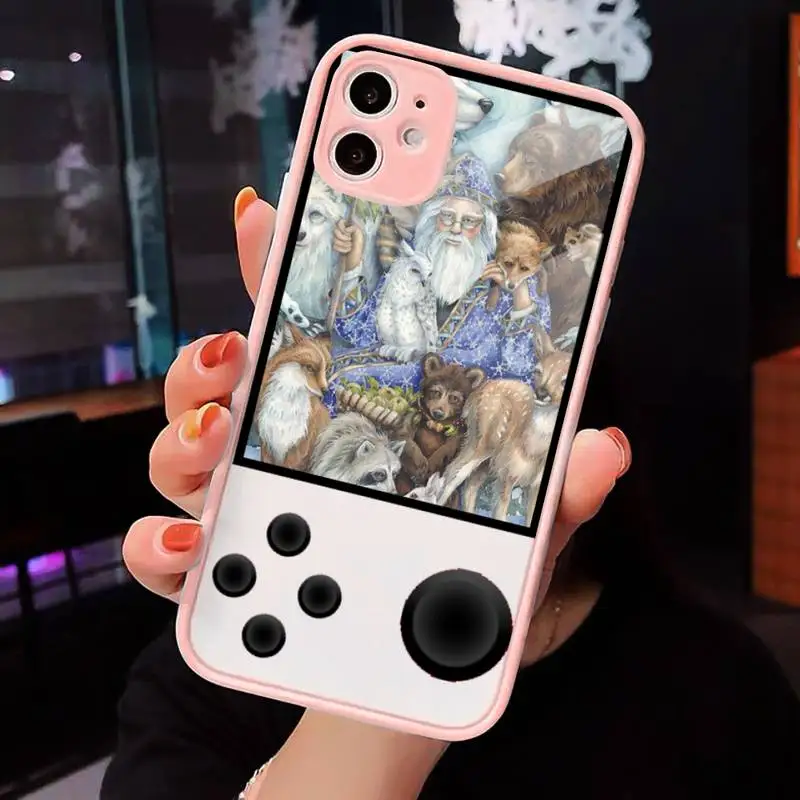 Funny Santa retro game console Phone Case Matte Transparent for iPhone 7 8 11 12 s mini pro X XS XR MAX Plus cover funda
Funny Santa retro game console Phone Case Matte Transparent for iPhone 7 8 11 12 s mini pro X XS XR MAX Plus cover funda