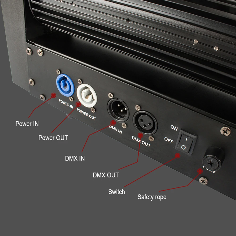 Светильник светодиодный с подвижной головкой 8X12W RGBW 4в1 10/38 DMX лучом Dj светильник s