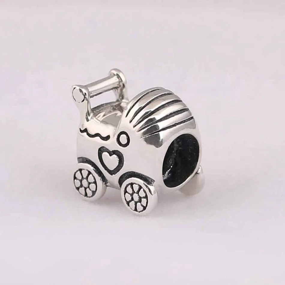 S925 Silver DIY Jewelry Baby Carriage Charm fit Lady Bracelet Bangle Lady Gift Bead 
S925 Silver DIY Jewelry Baby Carriage Charm fit Lady Bracelet Bangle Lady Gift Bead