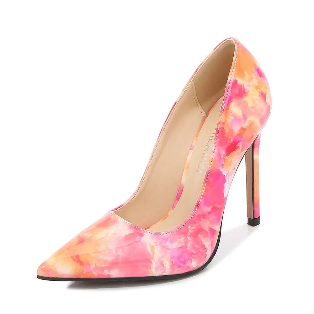 Women Fashion Pumps Colorful High Heel 11cm Stiletto Ladies Leather Graffiti Pointed Toe Party Sexy High Quality Shoes Woman
Women Fashion Pumps Colorful High Heel 11cm Stiletto Ladies Leather Graffiti Pointed Toe Party Sexy High Quality Shoes Woman