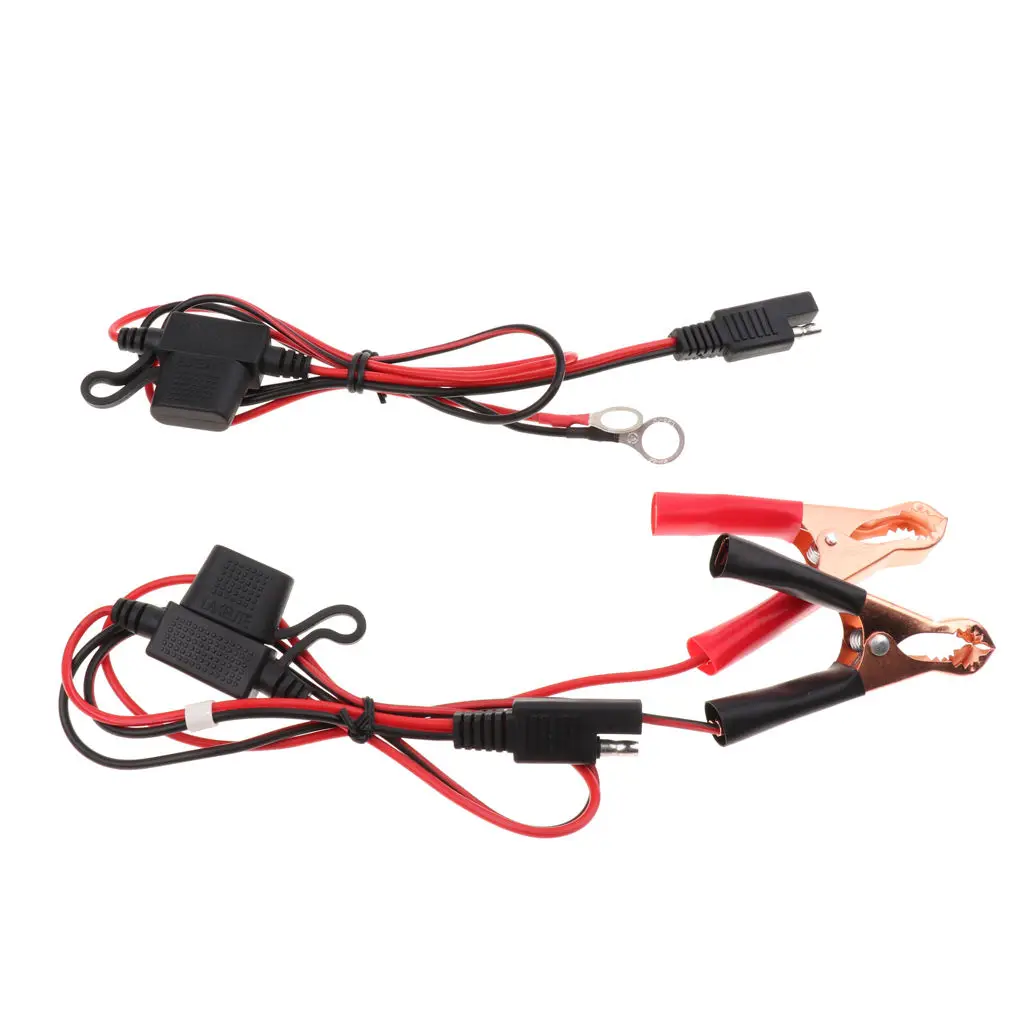 Пара аллигаторный зажим для аккумулятора 2 кольца к SAE 16 Калибр 2-контактный Шнур кабель 10 а предохранитель
Пара аллигаторный зажим для аккумулятора 2 кольца к SAE 16 Калибр 2-контактный Шнур кабель 10 а предохранитель