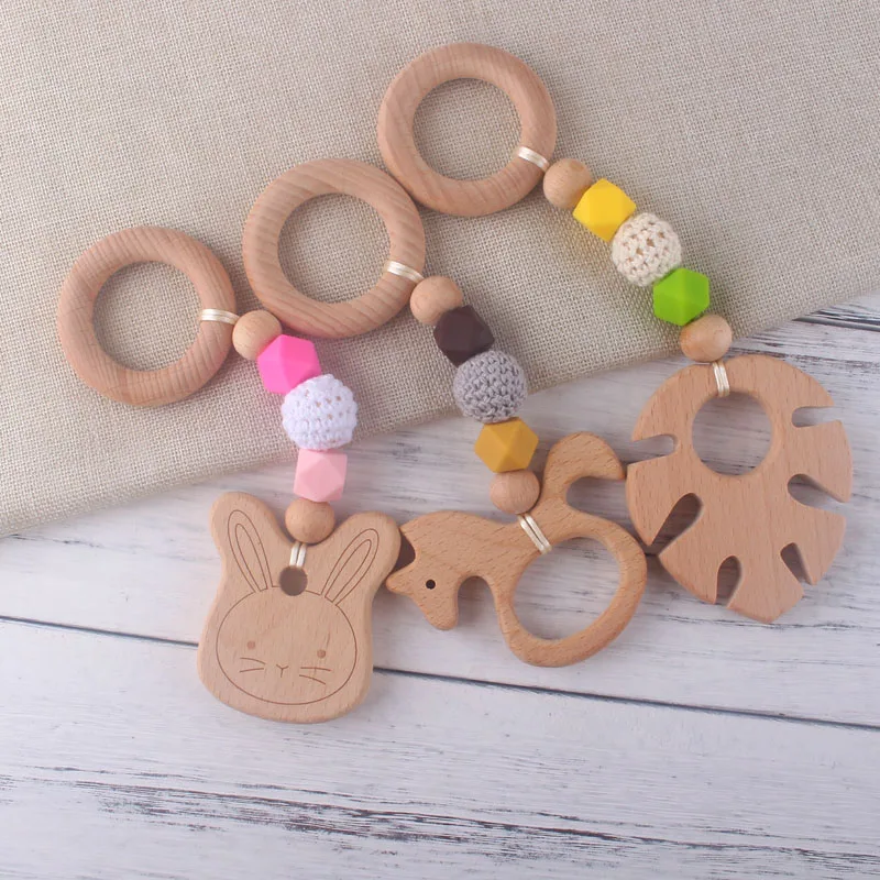 1PCS Baby Teether Wooden Pram Clip Baby Silicone Beads Pacifier Chain Chewable Silicone Rattle Play Gym Music Baby Toy
1PCS Baby Teether Wooden Pram Clip Baby Silicone Beads Pacifier Chain Chewable Silicone Rattle Play Gym Music Baby Toy