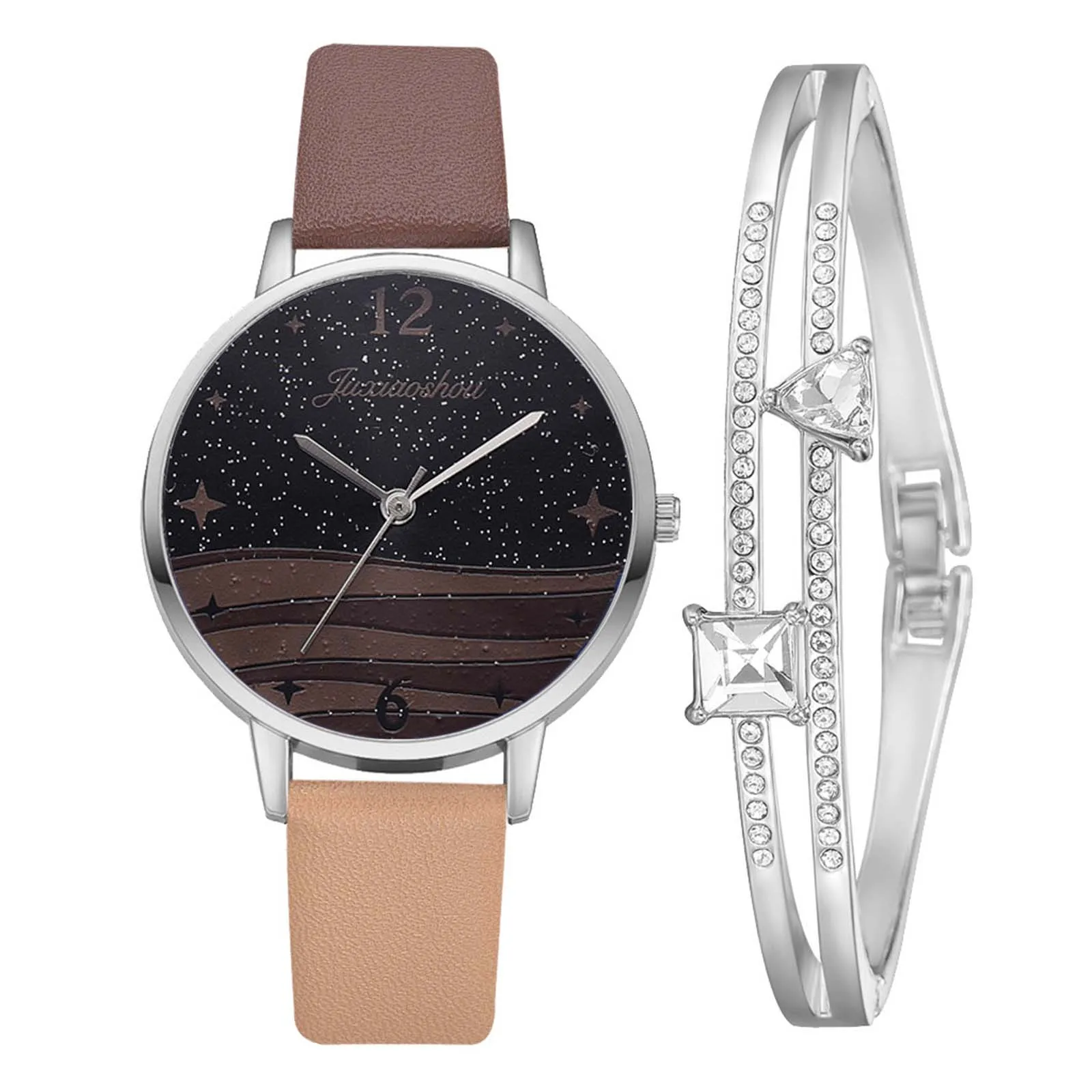 Casual Women Romantic Starry Sky Wrist Watch bracelet Leather Rhinestone Designer Ladies Clock Simple Dress Gfit Montre Femme
Casual Women Romantic Starry Sky Wrist Watch bracelet Leather Rhinestone Designer Ladies Clock Simple Dress Gfit Montre Femme