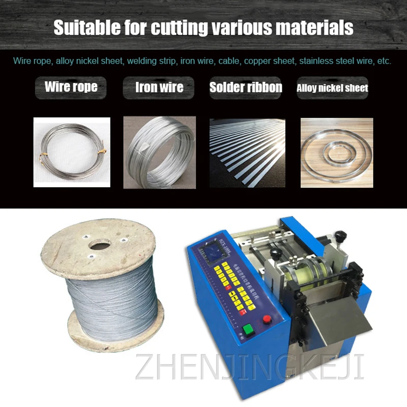 Fully Automatic Wire Rope Cutting Machine Copper Wire Cutting Machine Nickel Sheets Shearing Machine Enameled Wire Cutting Tools
Fully Automatic Wire Rope Cutting Machine Copper Wire Cutting Machine Nickel Sheets Shearing Machine Enameled Wire Cutting Tools