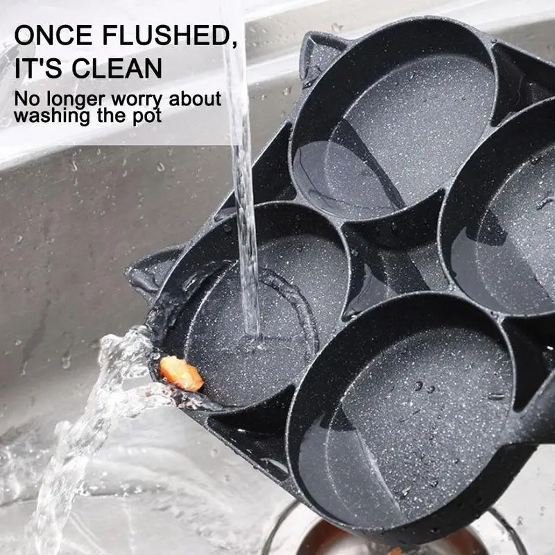Four-hole Frying Pan Non-stick Pancake Steak Pan Aluminum Egg Kitchen Ham Pot Breakfast Alloy Supplies Cooking Tools Pot O6C2
Four-hole Frying Pan Non-stick Pancake Steak Pan Aluminum Egg Kitchen Ham Pot Breakfast Alloy Supplies Cooking Tools Pot O6C2