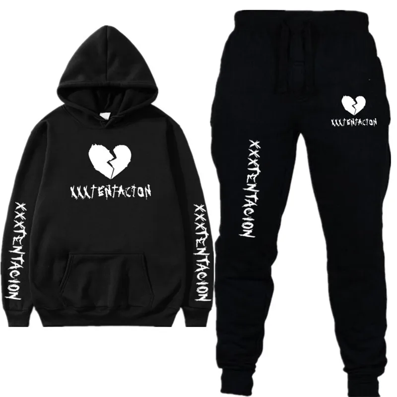 XXXTentacion Stranger Things Hoodie Sweatshirt Suit Men Women Fashion Sweatshirts+Sweatpants Suits Winter Warm Hooded Pullover
XXXTentacion Stranger Things Hoodie Sweatshirt Suit Men Women Fashion Sweatshirts+Sweatpants Suits Winter Warm Hooded Pullover