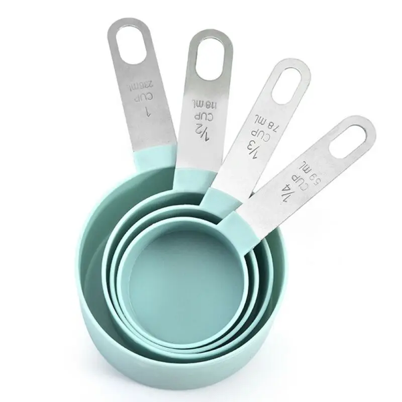 4pcs Stainless Steel Measuring Cups Spoons Kitchen Baking Cooking Tools Set Household Kitchen Seasoning Measuring Cup Spoon
4pcs Stainless Steel Measuring Cups Spoons Kitchen Baking Cooking Tools Set Household Kitchen Seasoning Measuring Cup Spoon