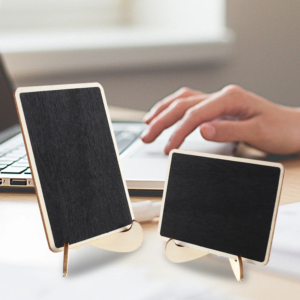 10pcs Mini Rectangle Chalkboards with Support for Message Board Signs Wedding Dinner Party Table Place Signs 
10pcs Mini Rectangle Chalkboards with Support for Message Board Signs Wedding Dinner Party Table Place Signs