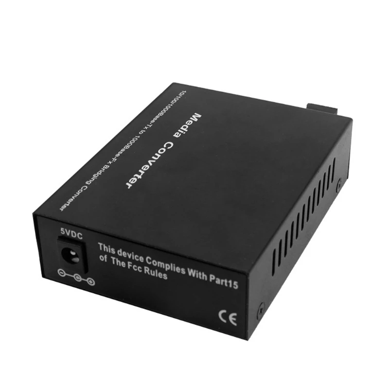 Black Fast 20km Ethernet Optical Fiber Media SC/ FC Switch Single-mode Single Fiber Optical Transceiver Metal
Black Fast 20km Ethernet Optical Fiber Media SC/ FC Switch Single-mode Single Fiber Optical Transceiver Metal