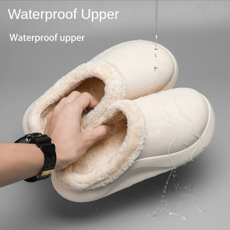 2021 Winter New Mens Cotton Slippers EVA Waterproof Non-Slip Cap Plush Household Simple Trend Fashion Thick Warm Shoes Plus Size
2021 Winter New Mens Cotton Slippers EVA Waterproof Non-Slip Cap Plush Household Simple Trend Fashion Thick Warm Shoes Plus Size