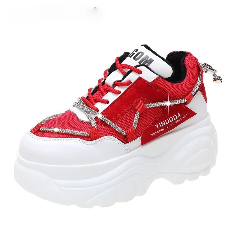 Women Platform Sneakers NEW Spring Breathable Sport Dad Shoes High Top Chunky Casual Shoes Thick Bottom Mesh Flats Ladies Creepe
Women Platform Sneakers NEW Spring Breathable Sport Dad Shoes High Top Chunky Casual Shoes Thick Bottom Mesh Flats Ladies Creepe