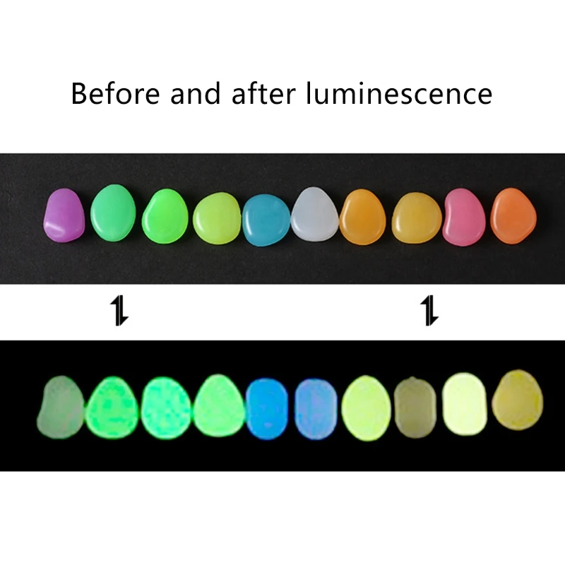 50 Pcs Glow in Dark Garden Pebbles Stones Rocks for Yard and Walkways Decor Fish Tank Aquarium Rocks DIY Decorative Luminous
50 Pcs Glow in Dark Garden Pebbles Stones Rocks for Yard and Walkways Decor Fish Tank Aquarium Rocks DIY Decorative Luminous
