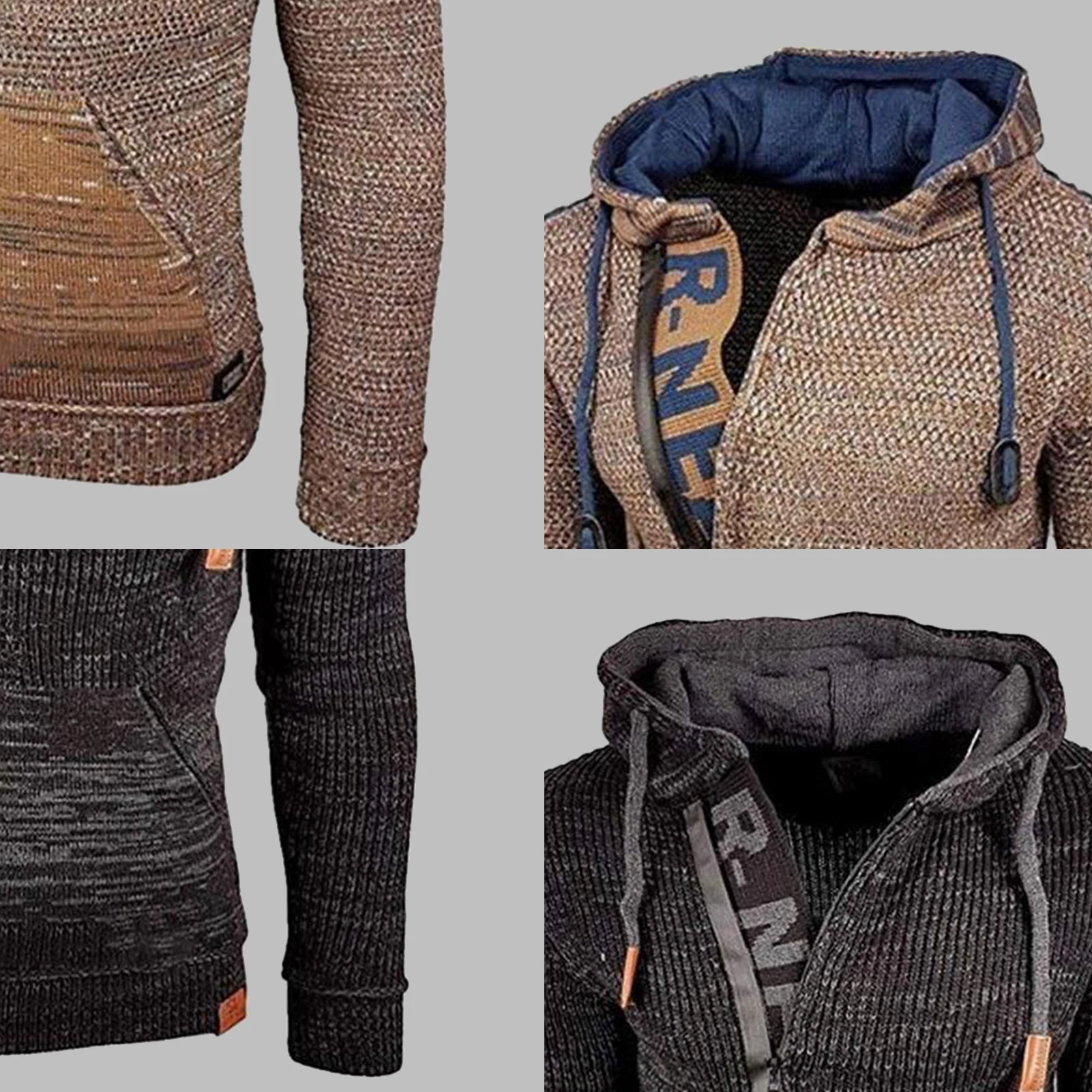 Men Autumn Winter Patchwork Warm Knitted Jumpers Sweater Long Sleeve Hooded Coat Men's Hooded Sweaters Male Sweaters Dropship
Men Autumn Winter Patchwork Warm Knitted Jumpers Sweater Long Sleeve Hooded Coat Men's Hooded Sweaters Male Sweaters Dropship