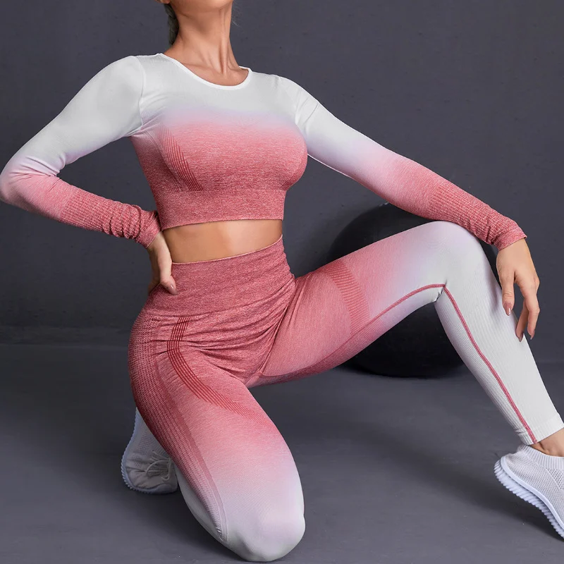 Женский спортивный костюм для йоги, женская одежда, спортивная одежда для спортзала, фитнес, короткий топ с длинным рукавом, леггинсы с высо...
Женский спортивный костюм для йоги, женская одежда, спортивная одежда для спортзала, фитнес, короткий топ с длинным рукавом, леггинсы с высо...