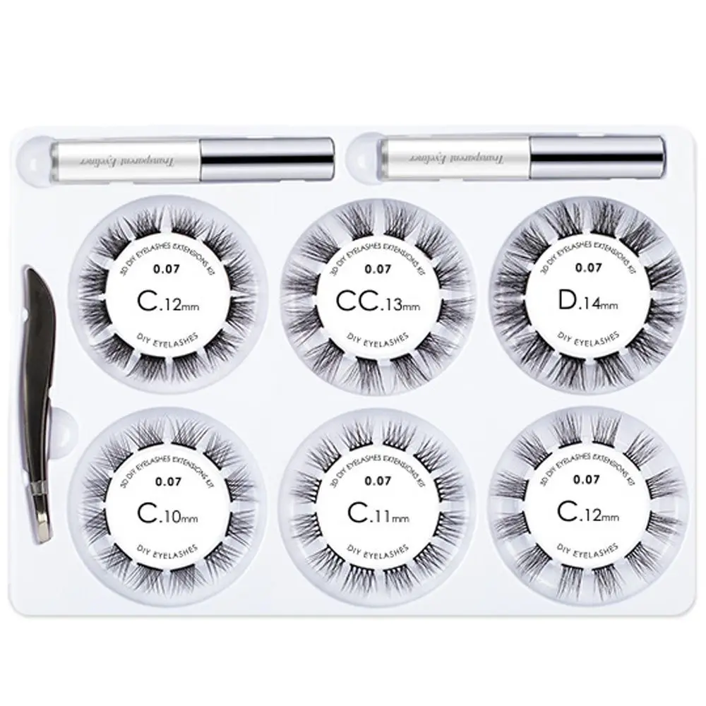 72/80 Clusters False Eyelashes Kit Mix 10~14mm C Curl Individual Glue Bonded Natural Volume Fluffy Wispy Fake Eyelashes Set
72/80 Clusters False Eyelashes Kit Mix 10~14mm C Curl Individual Glue Bonded Natural Volume Fluffy Wispy Fake Eyelashes Set