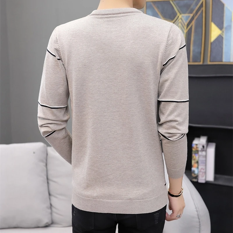 2020 autumn and winter new men's round neck sweater Classic fashion letter pullover Trendy brand business casual bottoming shirt
2020 autumn and winter new men's round neck sweater Classic fashion letter pullover Trendy brand business casual bottoming shirt