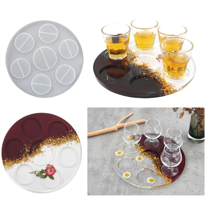 Coaster Cup Mat Crystal Epoxy Resin Mold Serving Plate Tray Silicone Mould DIY Handmade Crafts Casting Tools
Coaster Cup Mat Crystal Epoxy Resin Mold Serving Plate Tray Silicone Mould DIY Handmade Crafts Casting Tools