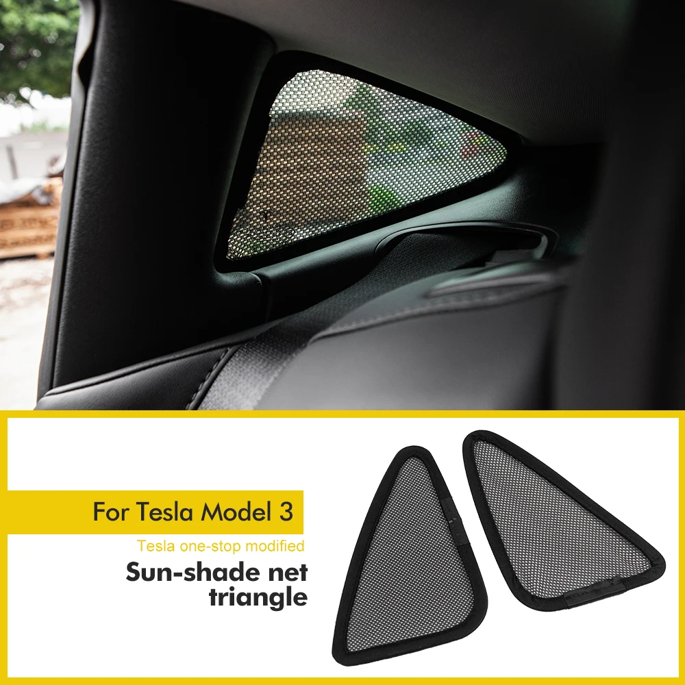 2PCS For Tesla Model 3 Sunshade Triangle Sun shade net 2018-2020 Accessories Triangle Sun shade Line Shades Protector three
2PCS For Tesla Model 3 Sunshade Triangle Sun shade net 2018-2020 Accessories Triangle Sun shade Line Shades Protector three