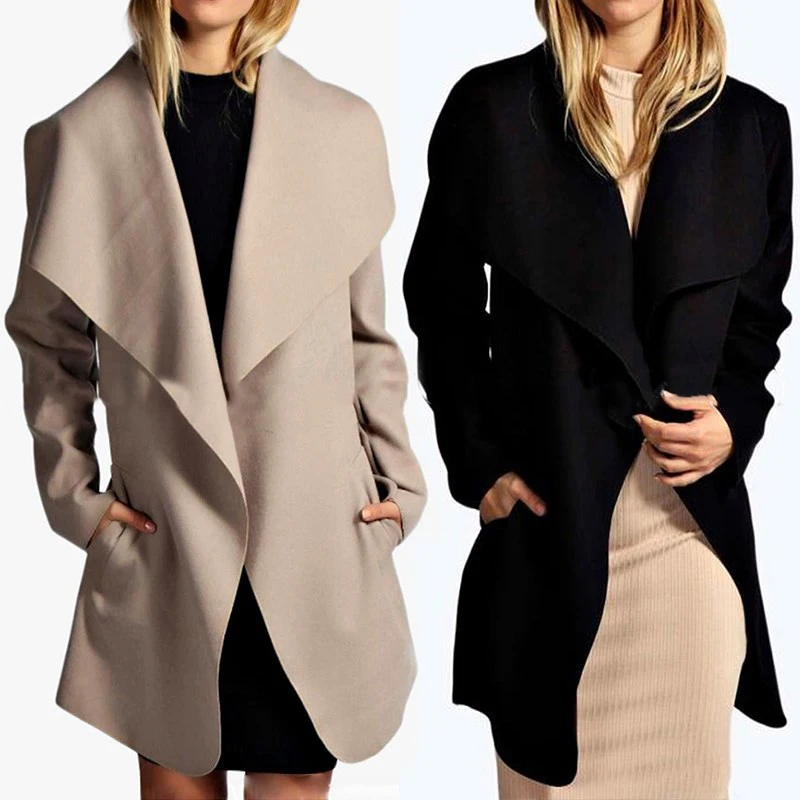 2019 Women Trenchcoat Loose Long Windbreaker Plus Size Slim Belt Cloak Trenchcoats Spring Autumn Coat Female Abrigos Brazil
2019 Women Trenchcoat Loose Long Windbreaker Plus Size Slim Belt Cloak Trenchcoats Spring Autumn Coat Female Abrigos Brazil