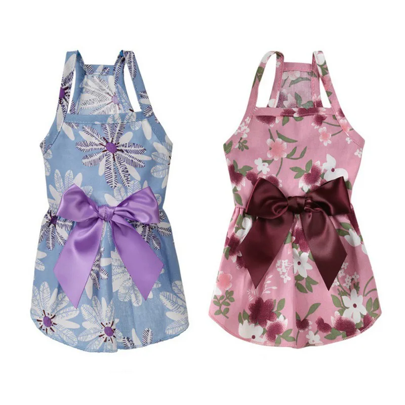 Summer Pet Printed Clothes Wedding Pet Dress For Puppy Dogs Pet Floral Princess Skirts With Bow Knot Chihuahua Pets Clothing
Summer Pet Printed Clothes Wedding Pet Dress For Puppy Dogs Pet Floral Princess Skirts With Bow Knot Chihuahua Pets Clothing