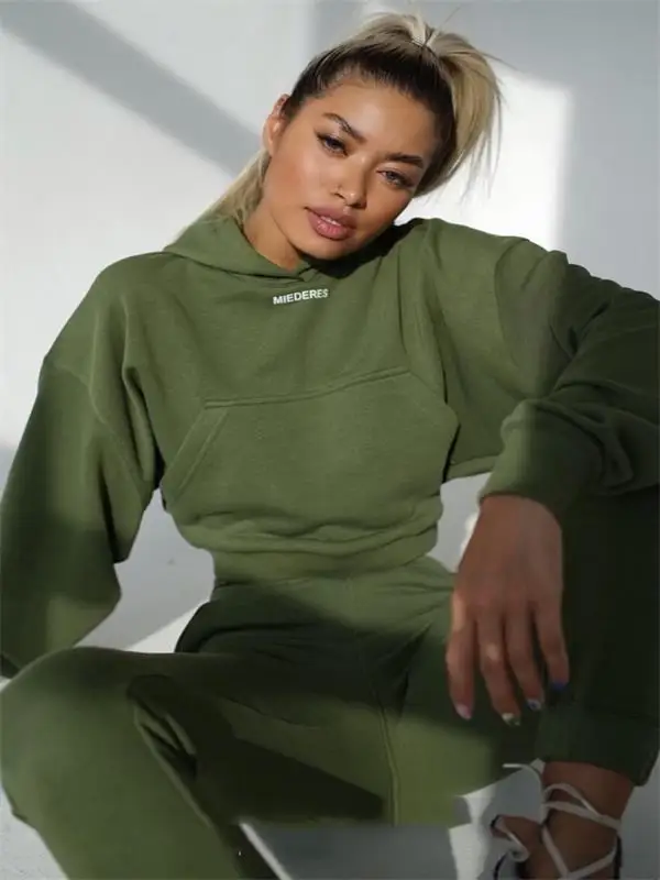 Women's Tracksuits Jogging suit sweatsuit outfits Two pieces sets luxuty ladies Joggers Solid Color 4 styles Clothing Long
Women's Tracksuits Jogging suit sweatsuit outfits Two pieces sets luxuty ladies Joggers Solid Color 4 styles Clothing Long