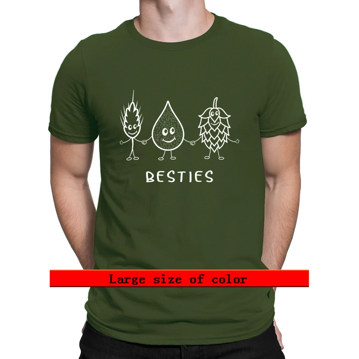 Craft Beer Baby Besties 2021 T Shirt Graphic Pictures Summer Basic Round Collar Kawaii Knitted Short Sleeve Shirt
Craft Beer Baby Besties 2021 T Shirt Graphic Pictures Summer Basic Round Collar Kawaii Knitted Short Sleeve Shirt