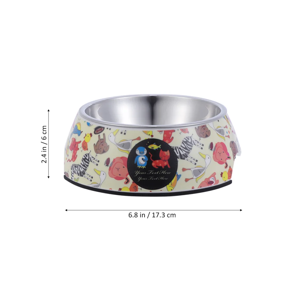 2 In 1 Animals Pattern Stainless Steel Dog Bowl Pet Water Food Feeder Bowl Dog Food Bowl Pet Bowl 
2 In 1 Animals Pattern Stainless Steel Dog Bowl Pet Water Food Feeder Bowl Dog Food Bowl Pet Bowl