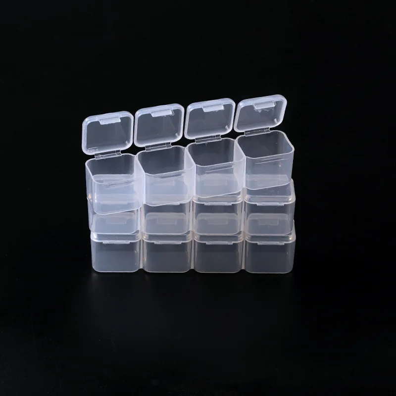 Nail Jewelry Separately Packed Case Transparent 28-Grid Drop-Resistant Storage Box Manicure Tool Storage Box Plastic Box
Nail Jewelry Separately Packed Case Transparent 28-Grid Drop-Resistant Storage Box Manicure Tool Storage Box Plastic Box