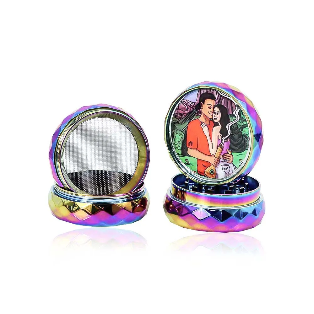 Ladyhornet 50MM Metal Blue Diamond Cut Surface Series Drip Plastic 4-layer Cigarette Grinder Colorful Vanilla Spice Crusher
Ladyhornet 50MM Metal Blue Diamond Cut Surface Series Drip Plastic 4-layer Cigarette Grinder Colorful Vanilla Spice Crusher