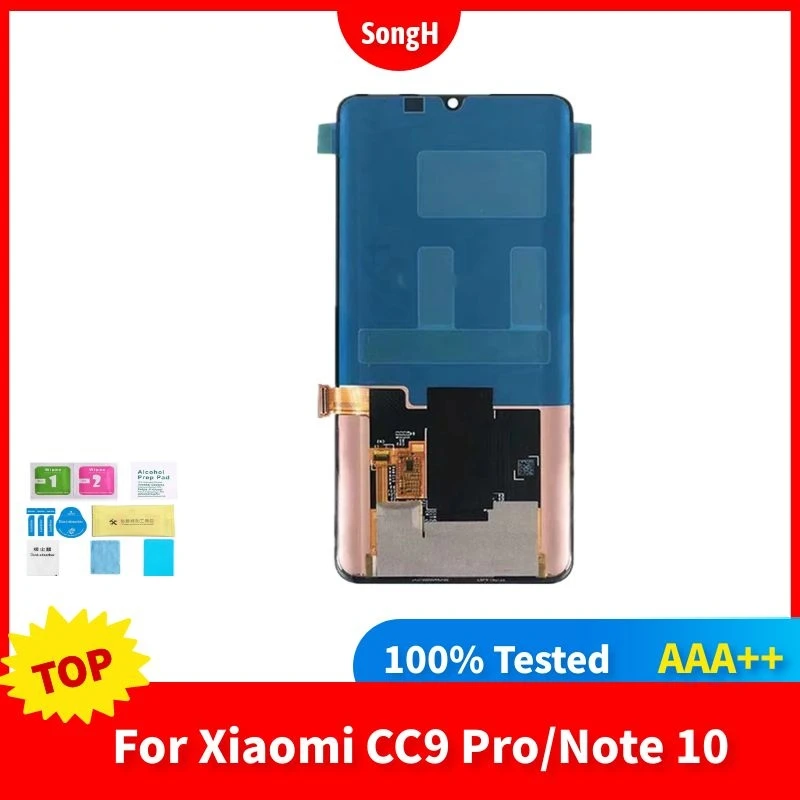 ЖК-дисплей AMOLED для Xiaomi CC9 Pro Note 10, ЖК-дисплей с сенсорным экраном и дигитайзером в сборе, сменный ЖК-дисплей 6,47 дюйма для xiaomi mi cc9 pro
ЖК-дисплей AMOLED для Xiaomi CC9 Pro Note 10, ЖК-дисплей с сенсорным экраном и дигитайзером в сборе, сменный ЖК-дисплей 6,47 дюйма для xiaomi mi cc9 pro