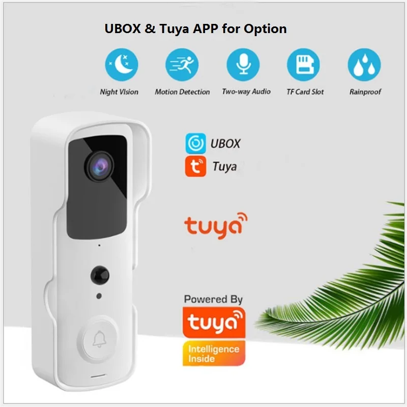Беспроводной дверной звонок с разрешением 1080P, Wi-Fi, приложение Tuya, умные колокольчики с датчиком движения PIR, 2-канальное аудио, Домофон в реал...
Беспроводной дверной звонок с разрешением 1080P, Wi-Fi, приложение Tuya, умные колокольчики с датчиком движения PIR, 2-канальное аудио, Домофон в реал...