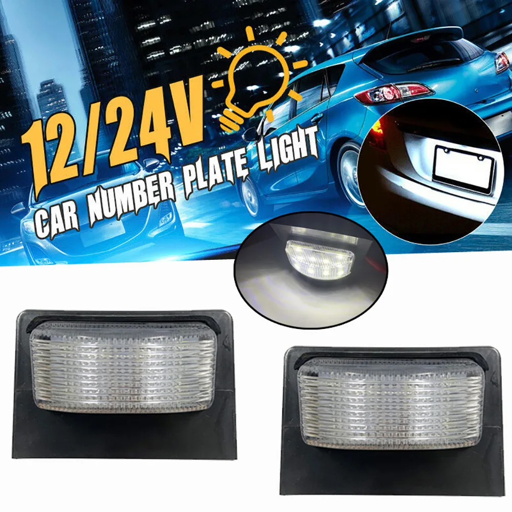 1 Pair 24V 6 Led Car Light Rear Taillight License Plate Light Rear Tail Lamp White Car Truck Trailer With Screw
1 Pair 24V 6 Led Car Light Rear Taillight License Plate Light Rear Tail Lamp White Car Truck Trailer With Screw