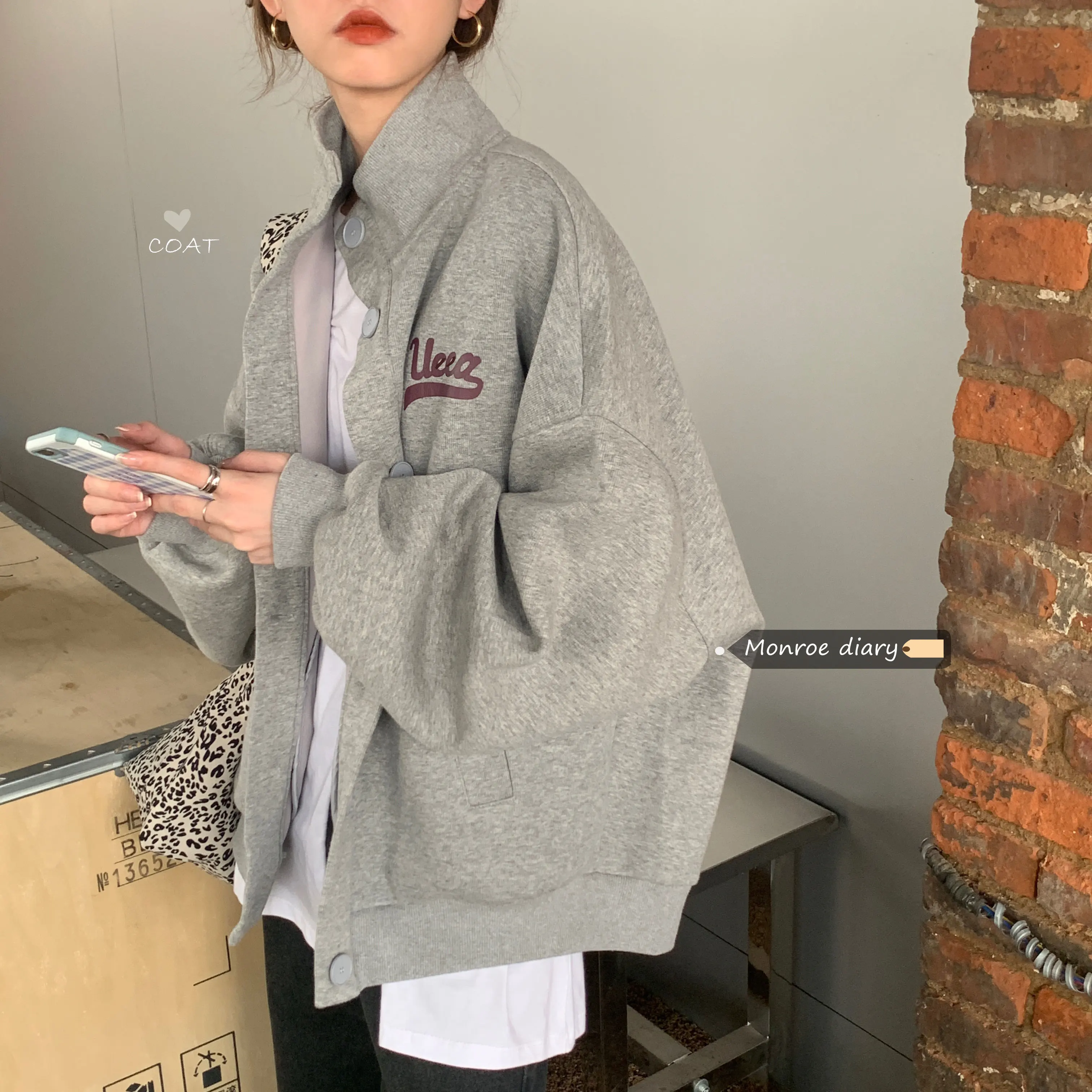 Casual Loose Woman Jacket Long Sleeve Winter Korean Style Fashion Oversized Woman Jacket Kobieta Kurtka Women's Clothing DB60JK
Casual Loose Woman Jacket Long Sleeve Winter Korean Style Fashion Oversized Woman Jacket Kobieta Kurtka Women's Clothing DB60JK