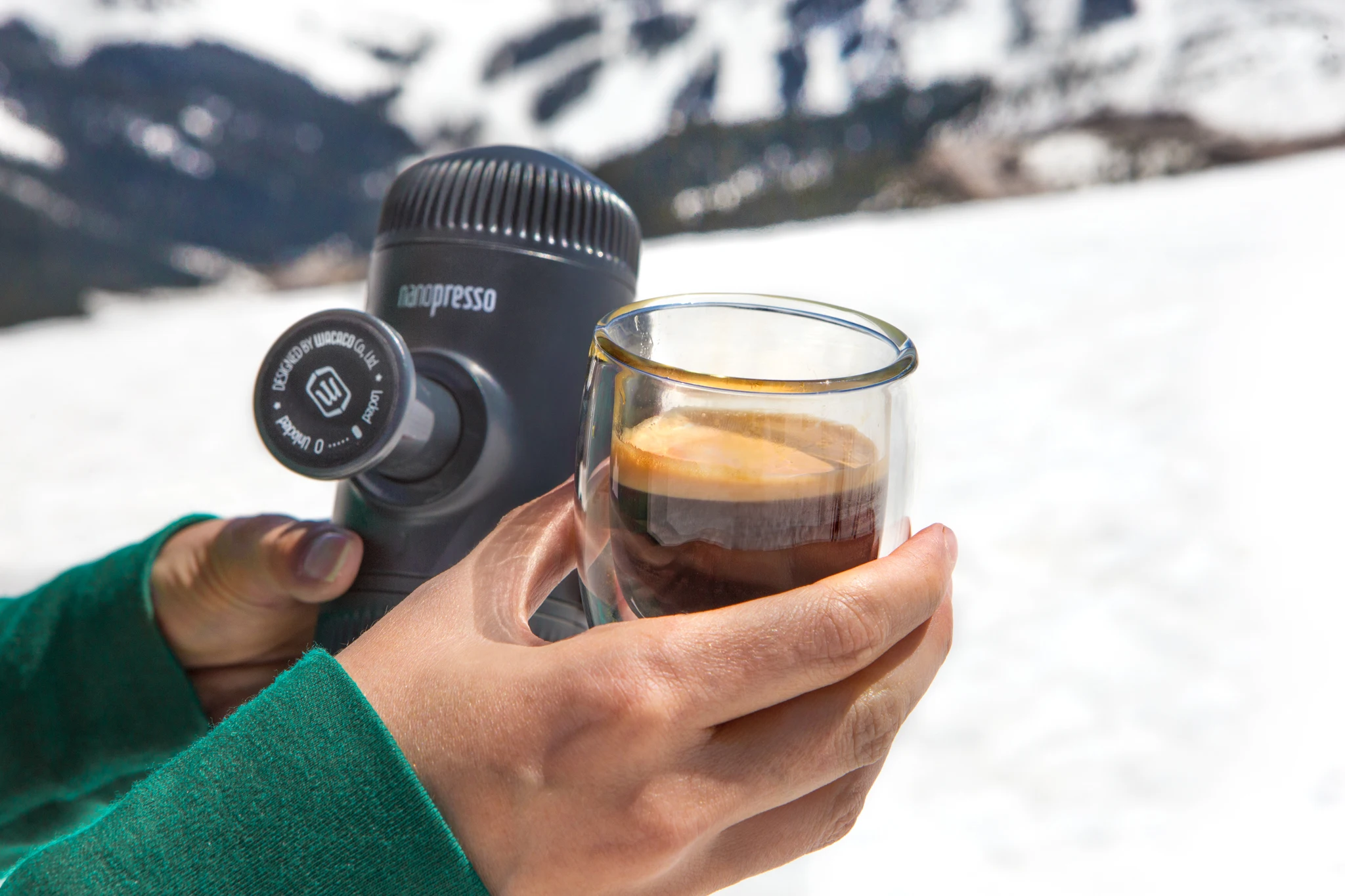 Wacaco Nanopresso Portable Espresso Machine, Upgrade Version of Minipresso, 18 Bar Pressure, Extra Small Travel Coffee Maker
Wacaco Nanopresso Portable Espresso Machine, Upgrade Version of Minipresso, 18 Bar Pressure, Extra Small Travel Coffee Maker