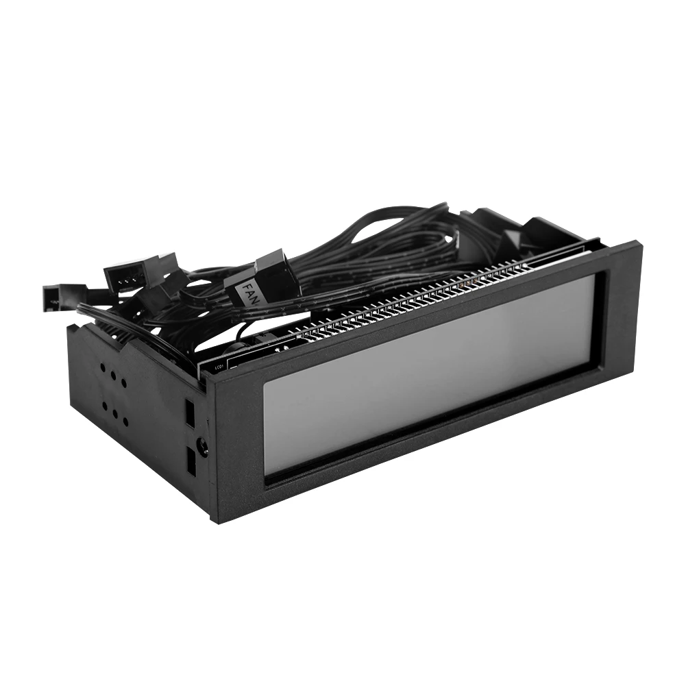 5-Fans Speed Controller CPU Temperature Sensor Computer Cooling Drive Bay Front LCD Panel
5-Fans Speed Controller CPU Temperature Sensor Computer Cooling Drive Bay Front LCD Panel