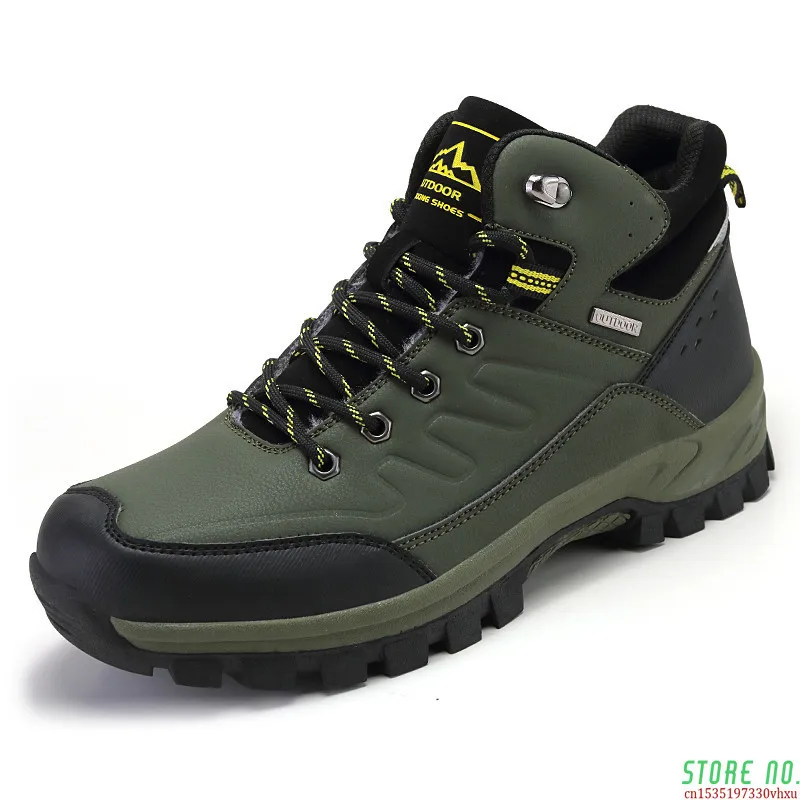 Winter Warm Fur Snow Boots Men Leather Waterproof Military Ankle Boots Outdoor Fashion Work Casual Shoes Men Sneakers Green Bot
Winter Warm Fur Snow Boots Men Leather Waterproof Military Ankle Boots Outdoor Fashion Work Casual Shoes Men Sneakers Green Bot