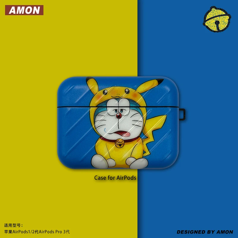 Doraemon cute cartoon couple wireless bluetooth earphone cover for iPhone AirPods1/2/pro3 boy earphone protective shell
Doraemon cute cartoon couple wireless bluetooth earphone cover for iPhone AirPods1/2/pro3 boy earphone protective shell