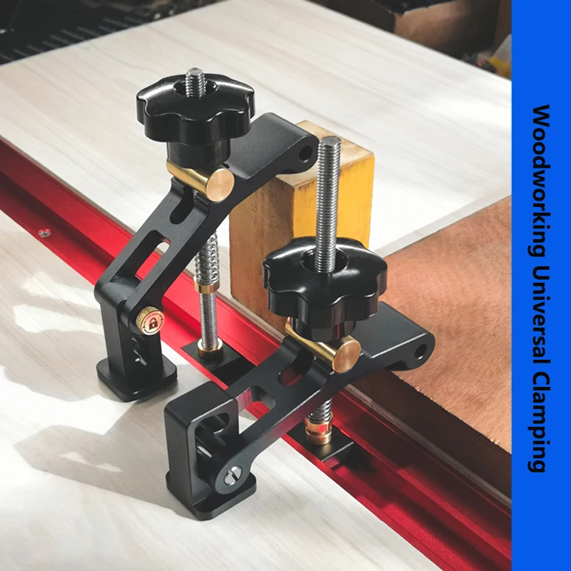 1Set Universal Clamping Blocks Platen Miter Track Clamping Blocks Woodworking Joint Quick Acting Hold Down Clamp Set
1Set Universal Clamping Blocks Platen Miter Track Clamping Blocks Woodworking Joint Quick Acting Hold Down Clamp Set