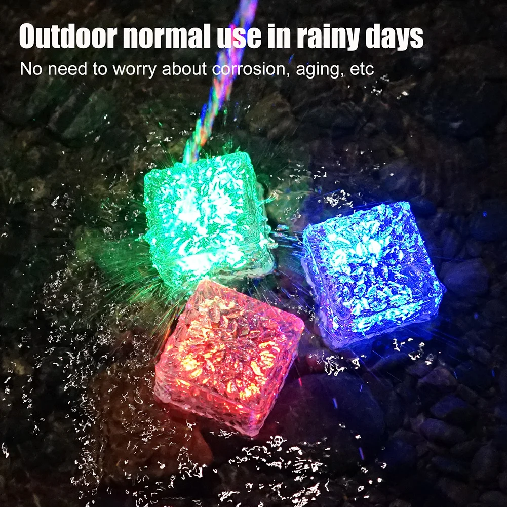 Solar Floor Tile Light 4-Led Square Small Ice Brick Light Solar Light Buried Light Waterproof Step Light For Outdoor Lawn Light
Solar Floor Tile Light 4-Led Square Small Ice Brick Light Solar Light Buried Light Waterproof Step Light For Outdoor Lawn Light