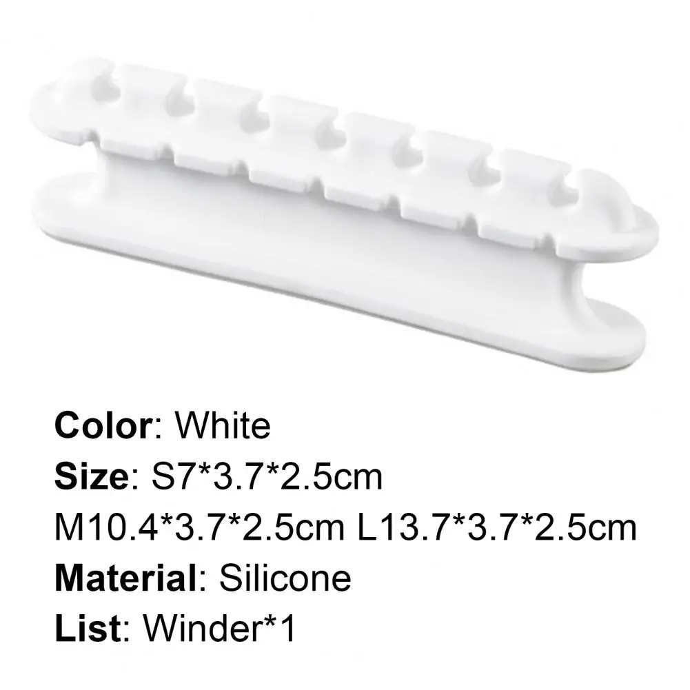 Cable Organizer Wall Mounted Space-saving Silicone Desktop Tidy Management Cable Holder for Home
Cable Organizer Wall Mounted Space-saving Silicone Desktop Tidy Management Cable Holder for Home