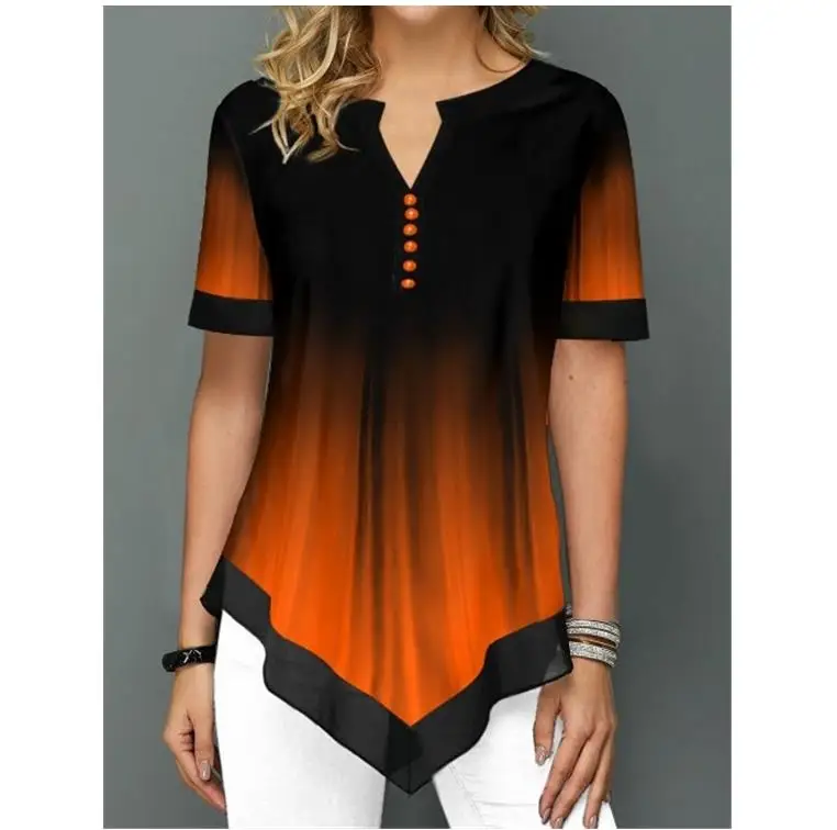 Shirt Blouse Fashion 2020 Large Size Tops Women Casual V Neck Shirt Ladies Loose Floral Print Tunic Shirt
Shirt Blouse Fashion 2020 Large Size Tops Women Casual V Neck Shirt Ladies Loose Floral Print Tunic Shirt
