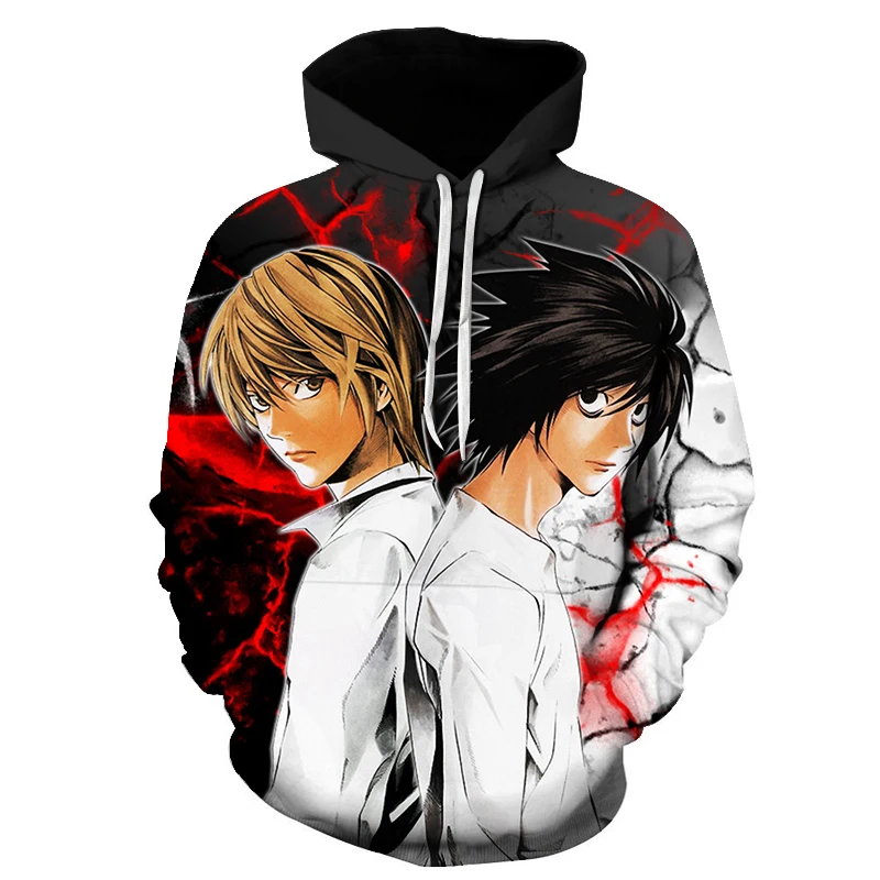 Newest Death Note Casual Mens Hoodies Sweatshirts Custom 3D Printed Spring Autumn Streetwear Hip Hop Starwars Jacket
Newest Death Note Casual Mens Hoodies Sweatshirts Custom 3D Printed Spring Autumn Streetwear Hip Hop Starwars Jacket