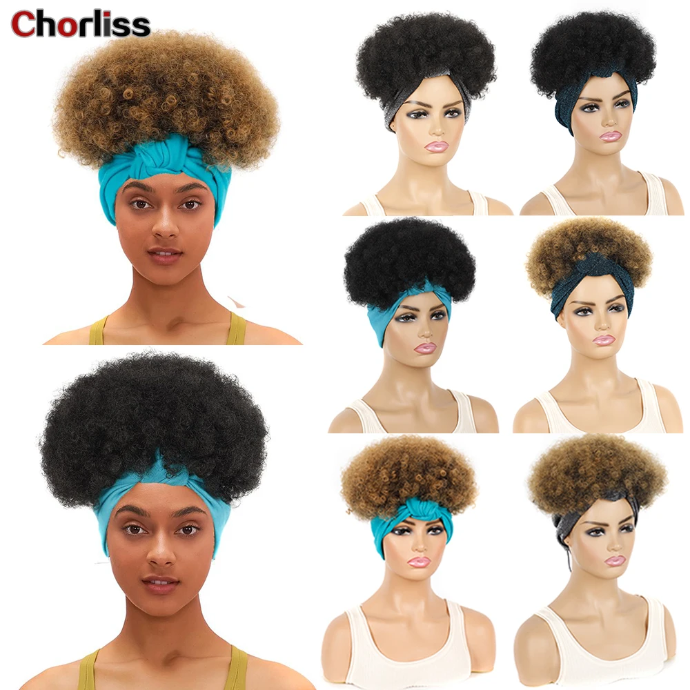 Fashion Natural Color Synthetic Hair Wigs Turban Wig and Wig Linked Headband Wig Heat Resistant Fiber Hair for Black Women
Fashion Natural Color Synthetic Hair Wigs Turban Wig and Wig Linked Headband Wig Heat Resistant Fiber Hair for Black Women