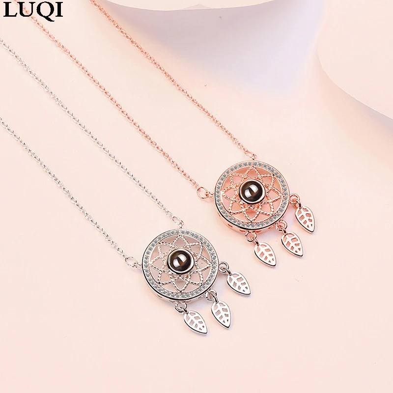 S925 sterling silver fashion hollow dream catcher leaf projection stone necklace for girlfriend and best friend LX1208
S925 sterling silver fashion hollow dream catcher leaf projection stone necklace for girlfriend and best friend LX1208