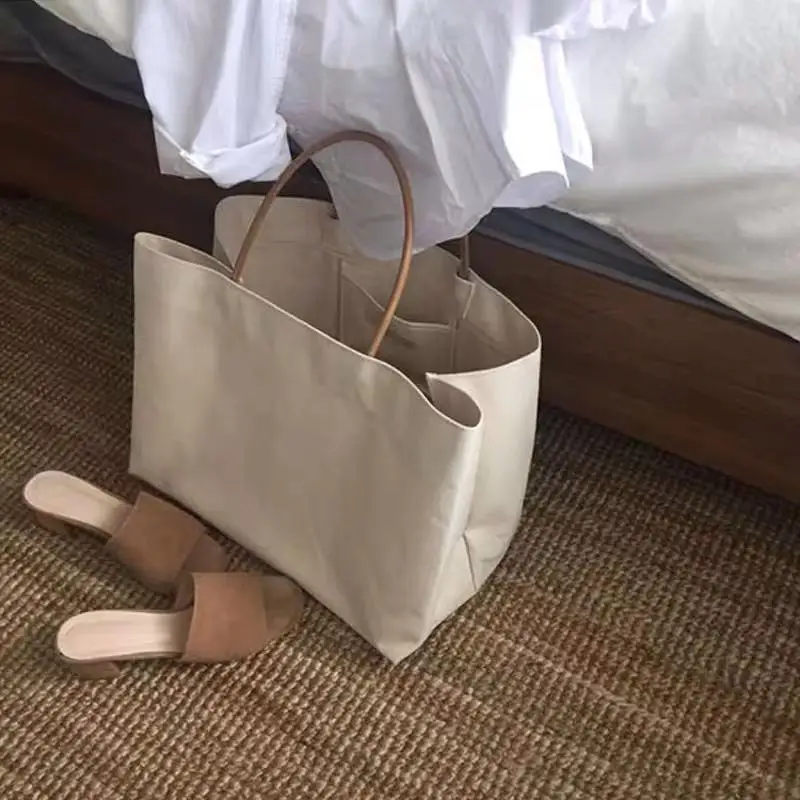 Asual Tote Bags for women big bag designer leisure high quality handbag large capacity white canvas bag for shopping
Asual Tote Bags for women big bag designer leisure high quality handbag large capacity white canvas bag for shopping