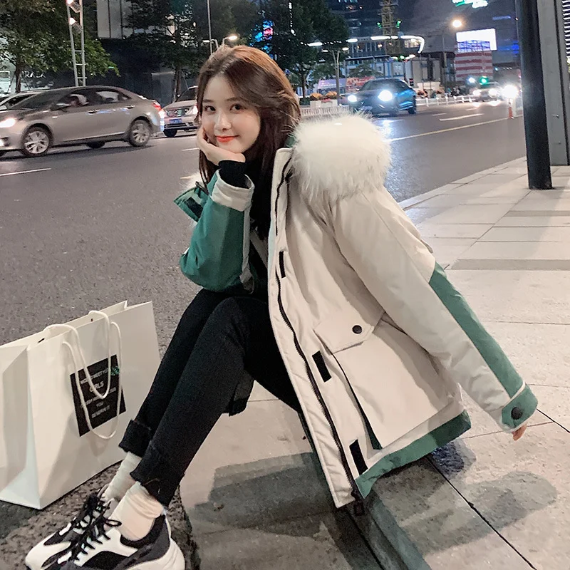 New Fashion Down Cotton Padded Female Coat Parkas Loose Hooded Thick Winter Jacket Women Clothes Warm Oversized Outerwear K910
New Fashion Down Cotton Padded Female Coat Parkas Loose Hooded Thick Winter Jacket Women Clothes Warm Oversized Outerwear K910