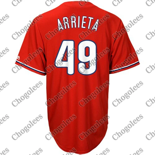Baseball Jersey Jake Arrieta Philadelphia Majestic Fashion Cool Base Player Jersey - Scarlet 
Baseball Jersey Jake Arrieta Philadelphia Majestic Fashion Cool Base Player Jersey - Scarlet
