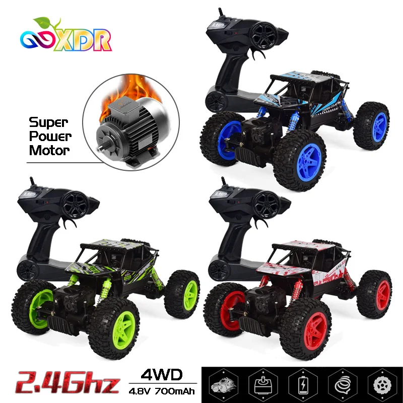 1:18 4WD RC Car Toys For Children 2.4Ghz Radio Remote Control Car Toys For Boys High Speed Truck Off-Road Vehicle Toys Kids Gift
1:18 4WD RC Car Toys For Children 2.4Ghz Radio Remote Control Car Toys For Boys High Speed Truck Off-Road Vehicle Toys Kids Gift